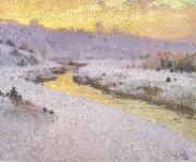 marc-aurele de foy suzor-cote Stream in Winter (nn02) china oil painting reproduction